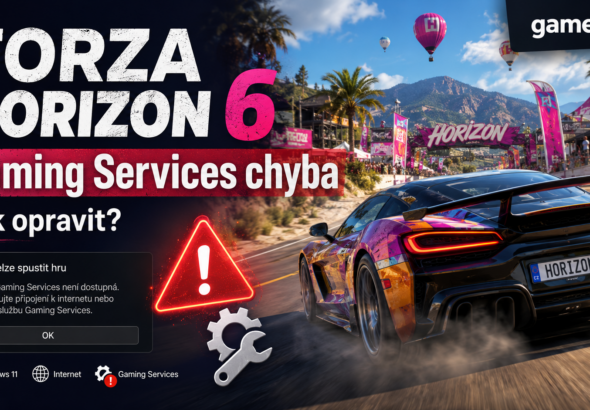 Chyba GAMING services Forza Horizon 6 na gamert.cz