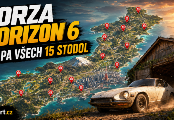 Forza Horizon 6 mapa všech stodol na gamert.cz