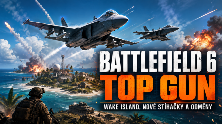 Battlefield 6 Top Gun Wake Island stíhačky a novinky na gamert.cz