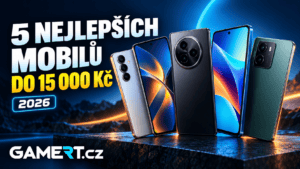 5 nejlepších mobilů do 15 000 Kč v roce 2026: který vybrat? Hledáte nejlepší mobil do 15 000 Kč, který zvládne kvalitní fotografie, hraní her i každodenní používání? V této cenové kategorii už můžete získat výkonný procesor, kvalitní AMOLED displej, rychlé nabíjení nebo dlouhou softwarovou podporu. Rozhodující je vybrat telefon podle toho, co skutečně využijete. Do našeho výběru patří Xiaomi 15T Pro, POCO F8 Pro, Google Pixel 10a, Samsung Galaxy A57 a Nothing Phone (4a). Každý osloví trochu jiného uživatele. Aktualizováno 25. září 2026. Jde o redakční výběr podle dostupných specifikací, výbavy a cen, nikoli vlastní laboratorní test. Uvedené ceny jsou orientační nejnižší nalezené nabídky konkrétních variant; mohou se měnit podle obchodu, barvy a distribuce. Nejlepší telefony do 15 000 Kč: rychlé srovnání Telefon Paměťová varianta Orientační cena od Pro koho ho vybíráme Xiaomi 15T Pro 12/256 GB 14 290 Kč Pro náročné uživatele a fotografování se zoomem POCO F8 Pro 12/256 GB 12 790 Kč Pro hráče a zájemce o vysoký výkon Google Pixel 10a 8/256 GB 12 699 Kč Pro zájemce o menší telefon a dlouhou podporu Samsung Galaxy A57 5G 8/256 GB 9 250 Kč Pro běžné používání s rezervou v rozpočtu Nothing Phone (4a) 12/256 GB 12 590 Kč Pro fanoušky osobitého designu a Nothing OS Ceny vycházejí z nabídek na Heurece. Nejlevnější nabídka může pocházet z evropské distribuce; před objednáním zkontrolujte prodejce, dostupnost a konečnou cenu včetně dopravy. 1. Xiaomi 15T Pro: naše volba pro náročné uživatele Pokud chcete rozpočet využít téměř naplno, Xiaomi 15T Pro nabízí zajímavou kombinaci výkonu, displeje a fotografické výbavy. Má procesor MediaTek Dimensity 9400+ a velký 6,83palcový AMOLED displej s obnovovací frekvencí až 144 Hz. Výraznou předností je fotoaparát s teleobjektivem odpovídajícím přibližně pětinásobnému optickému přiblížení vůči hlavnímu fotoaparátu. Hodí se pro vzdálenější detaily nebo fotografování na výletech. Baterii s kapacitou 5 500 mAh doplňuje 90W kabelové a 50W bezdrátové nabíjení. Proč ho vybrat: Výkonný procesor pro náročné aplikace i hry. Teleobjektiv pro fotografování vzdálenějších objektů. Velký displej vhodný na videa a multimédia. Rychlé kabelové i bezdrátové nabíjení. S čím počítat: Velký displej znamená také větší telefon. Při ovládání jednou rukou nemusí být tak pohodlný jako menší modely. Náš verdikt: Xiaomi 15T Pro bychom z této pětice zvolili jako nejuniverzálnější telefon, pokud ho pořídíte do stanoveného limitu. Hlídejte konkrétní variantu – jiné barvy nebo větší úložiště mohou být dražší. 2. POCO F8 Pro: nejlepší volba z výběru pro hráče U herního telefonu rozhoduje především procesor, displej a napájení. POCO F8 Pro nabízí Snapdragon 8 Elite, který z něj podle hardwarové výbavy dělá velmi silného kandidáta pro náročné mobilní hry. Doplňuje ho 6,59palcový AMOLED displej s frekvencí až 120 Hz, baterie s kapacitou 6 210 mAh a 100W nabíjení. Telefon má také hlavní fotoaparát s optickou stabilizací a samostatný teleobjektiv, takže jeho využití nekončí u hraní. Proč ho vybrat: Snapdragon 8 Elite pro náročné hry a aplikace. Velká kapacita baterie. 100W rychlé nabíjení. 12 GB operační paměti ve vybrané variantě. S čím počítat: Obnovovací frekvence displeje nezaručuje stejný počet snímků ve všech hrách. Výsledky závisí na konkrétní hře, nastavení grafiky a zahřívání při delším hraní. Náš verdikt: Pokud hledáte herní mobil do 15 000 Kč, POCO F8 Pro bychom zařadili na první místo užšího výběru. Nabízí výkonný hardware a přitom ponechává část rozpočtu na příslušenství. 3. Google Pixel 10a: menší rozměry a dlouhá podpora Ne každý chce nosit v kapse telefon s téměř sedmipalcovou obrazovkou. Google Pixel 10a má 6,3palcový displej s frekvencí až 120 Hz, takže představuje menší alternativu k většině zde uvedených modelů. O chod se stará procesor Google Tensor G4. Fotografickou výbavu tvoří 48Mpx hlavní a 13Mpx ultraširokoúhlý fotoaparát. Google navíc slibuje sedm let aktualizací systému a zabezpečení, počítaných od prvního uvedení zařízení do prodeje, nikoli od vašeho nákupu. Proč ho vybrat: Menší displej než u většiny konkurentů v přehledu. Dlouhá deklarovaná softwarová podpora. Prostředí a fotografické funkce Googlu. Varianta s 256GB úložištěm se vejde do rozpočtu. S čím počítat: Chybí samostatný teleobjektiv. Pro fotografování vzdálených objektů proto nabízí Xiaomi 15T Pro zajímavější hardwarovou výbavu. Náš verdikt: Pixel 10a doporučujeme především lidem, kteří chtějí menší telefon, používají služby Googlu a plánují zařízení ponechat několik let. 4. Samsung Galaxy A57 5G: rozumný nákup s rezervou v rozpočtu Samsung Galaxy A57 5G ukazuje, že není nutné utratit celých 15 tisíc. Ve vybrané 256GB variantě se podle nalezených nabídek vejde výrazně níže. Nabízí 6,7palcový Super AMOLED Plus displej s obnovovací frekvencí 120 Hz a baterii s kapacitou 5 000 mAh. Praktickou výhodou je krytí IP68. Samsung u modelu uvádí šest aktualizací operačního systému a šest let bezpečnostních aktualizací. Proč ho vybrat: Příznivá cena vybrané paměťové varianty. Velký AMOLED displej. Dlouhá deklarovaná podpora. Odolnost proti prachu a vodě podle IP68. S čím počítat: Samotná odolnost IP68 neznamená, že je telefon určený k potápění. Vždy platí podmínky výrobce. Náš verdikt: Galaxy A57 dává smysl pro komunikaci, sociální sítě, navigaci a běžné fotografování. Vybrali bychom ho hlavně tehdy, když chcete dobře vybavený telefon a zároveň několik tisíc korun ušetřit. 5. Nothing Phone (4a): pro ty, kteří chtějí osobitý telefon Nothing Phone (4a) osloví především vzhledem a prostředím Nothing OS. Charakteristické provedení zad a vlastní pojetí systému ho odlišují od běžných telefonů. Uvnitř pracuje Snapdragon 7s Gen 4. Výrobce uvádí trojici zadních fotoaparátů a prostředí Nothing OS s nástroji Essential AI. Do rozpočtu se vejde varianta s 12 GB RAM a 256GB úložištěm. Proč ho vybrat: Osobité provedení. Prostředí Nothing OS. 12 GB operační paměti a 256GB úložiště. Alternativa pro zájemce o jiný styl telefonu. S čím počítat: Za podobnou cenu nabízí POCO F8 Pro procesor vyšší výkonnostní třídy. Nothing bychom proto vybírali hlavně kvůli designu a systému. Náš verdikt: Zajímavá volba pro uživatele, kteří chtějí, aby jim telefon vyhovoval také vzhledem a způsobem ovládání. Jak vybrat mobil do 15 000 Kč? Nejdříve si určete hlavní prioritu. Pro náročné hraní bychom z uvedené pětice vybírali mezi POCO F8 Pro a Xiaomi 15T Pro. Pro menší rozměry a dlouhou podporu dává smysl Pixel 10a. Samsung je zajímavý nižší cenou a Nothing vlastním pojetím telefonu. Před nákupem si zkontrolujte zejména: Úložiště: Pro větší hry, fotografie a videa doporučujeme 256 GB. Velikost: Velká obrazovka je příjemná na obsah, ale může komplikovat ovládání jednou rukou. Fotoaparáty: Sledujte stabilizaci a dostupné objektivy, nejen počet megapixelů. Nabíjení: Ověřte, zda balení obsahuje vhodný adaptér a kolik stojí případné dokoupení. Aktualizace: Důležitá je zbývající podpora, protože její lhůta obvykle nezačíná vaším nákupem. Konkrétní nabídku: Porovnejte paměť, distribuci, hodnocení obchodu a konečnou cenu. Časté otázky Jaký je nejlepší mobil do 15 000 Kč na hry? Z tohoto výběru bychom pro hraní zvolili POCO F8 Pro. Rozhodujícími argumenty jsou Snapdragon 8 Elite, velká baterie a rychlé nabíjení. Skutečná plynulost ovšem závisí na konkrétní hře a nastavení. Který telefon vybrat pro fotografování se zoomem? Xiaomi 15T Pro nabízí přibližně pětinásobné optické přiblížení vůči hlavnímu fotoaparátu. Proto ho z této pětice doporučujeme zájemcům o fotografování vzdálenějších detailů. Musím utratit celých 15 000 Kč? Nemusíte. Samsung Galaxy A57 5G se ve vybrané konfiguraci prodává výrazně pod touto hranicí. Pro běžné používání může být výhodnější ušetřit než připlácet za výkon, který nevyužijete. Který model zvolit, když nechci příliš velký telefon? Google Pixel 10a má z uvedené pětice nejmenší úhlopříčku displeje. Před nákupem je přesto vhodné vyzkoušet si úchop a ovládání v ruce. Který telefon byste do 15 000 Kč vybrali vy? Napište do komentářů, zda rozhoduje fotoaparát, herní výkon, nebo cena.