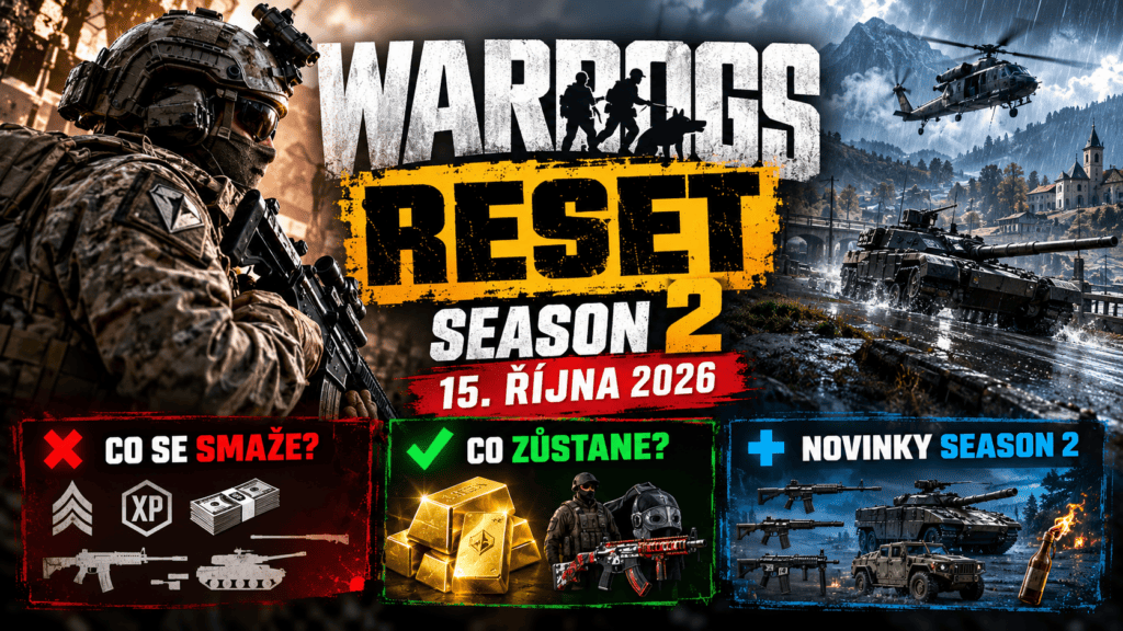 WARDOGS RESET serveru 2026 na gamert.cz